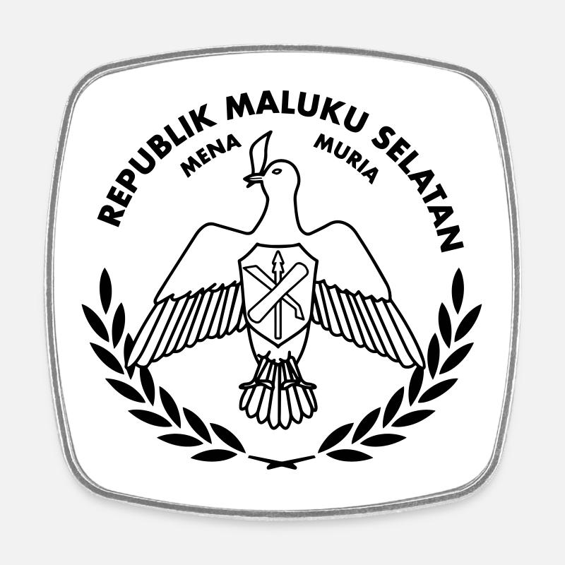 Republik Maluku Selatan - Square fridge magnet - white