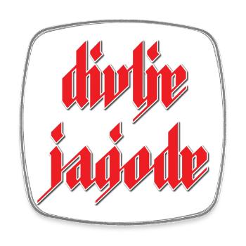 Divlje Jagode Bosnian Hard Rock Heavy Metal Jugo - Viereckiger Kühlschrankmagnet - Weiß - Vorne