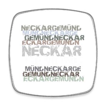 Neckargemünd - Viereckiger Kühlschrankmagnet - Weiß - Vorne