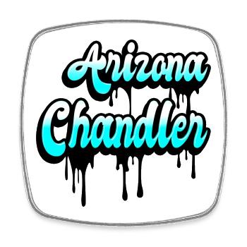 Design de Chandler Arizona - Magnet carré - blanc - Devant