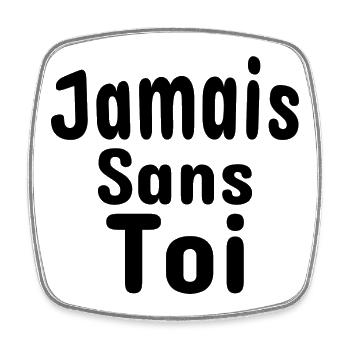 Nouveau projet - Magnet carré - blanc - Devant