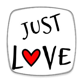 COUPLE. JUST MARRIED. EVJF. SAINT VALENTIN. MARIES - Magnet carré - blanc - Devant