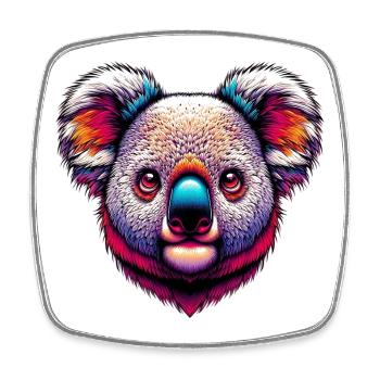 Koala - Square fridge magnet - white - Front