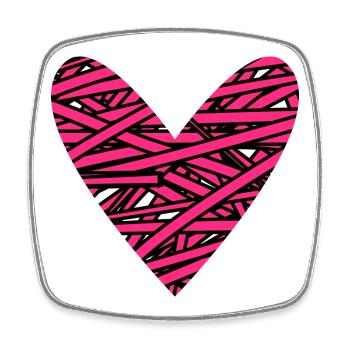 PAAR. ICH HABE GERADE GEHEIRATET. Junggesellinnenabschied. VALENTINSTAG. LIEBE. - Viereckiger Kühlschrankmagnet - Weiß - Vorne