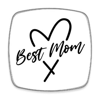 Beste Mama - Viereckiger Kühlschrankmagnet - Weiß - Vorne