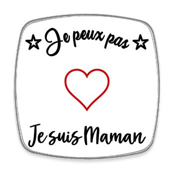 MOM. HAPPY MOTHER'S DAY. I CAN'T - Square fridge magnet - white - Front