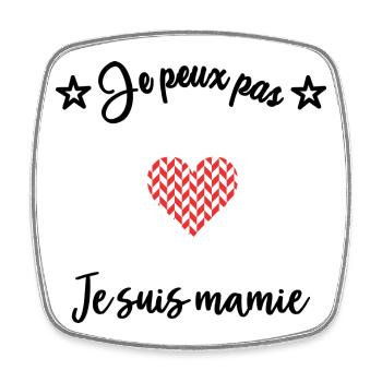 GRANNY. MOTHER'S DAY. HAPPY GRANNY'S DAY. I LOVE YOU - Square fridge magnet - white - Front