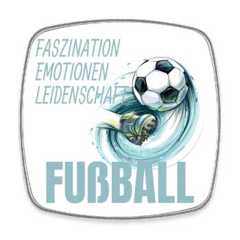 Faszination - Emotionen - Leidenschaft - Viereckiger Kühlschrankmagnet - Weiß - Vorne