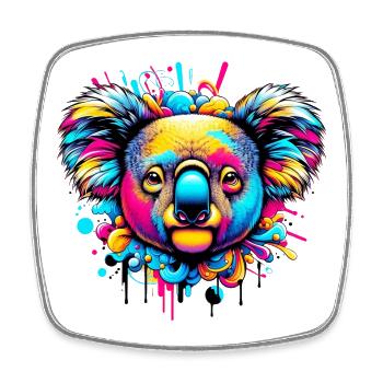 Koala - Square fridge magnet - white - Front