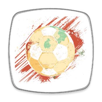 Football Graphics - Square fridge magnet - white - Front