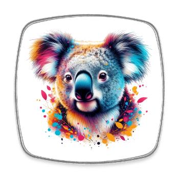 Koala - Square fridge magnet - white - Front