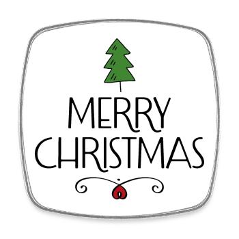 Christmas design for gifts - Square fridge magnet - white - Front