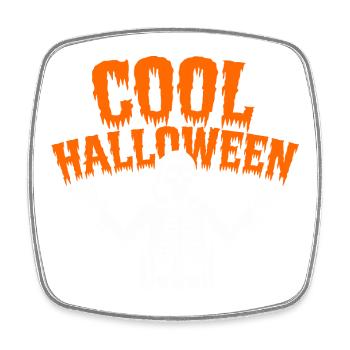 Cool Halloween Grim Reaper - Square fridge magnet - white - Front