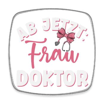 Ärztin Frau Doktor - Viereckiger Kühlschrankmagnet - Weiß - Vorne