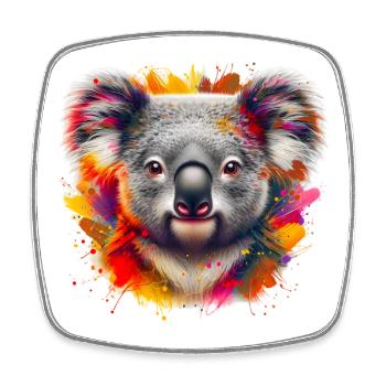 Koala - Magnet carré - blanc - Devant