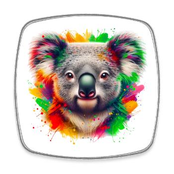 Koala - Square fridge magnet - white - Front