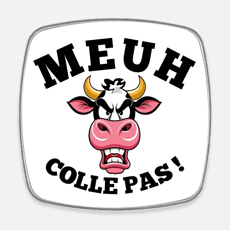 Driving, Driver, Driver's License - Square fridge magnet - white