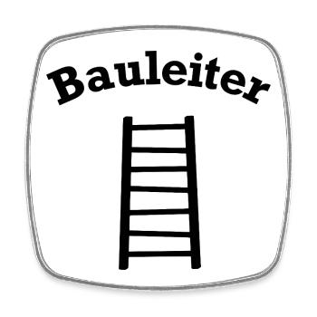 Bauleiter Outfit Handwerker - Viereckiger Kühlschrankmagnet - Weiß - Vorne