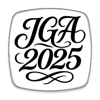 Jga 2025 Bachelor Party - Square fridge magnet - white - Front