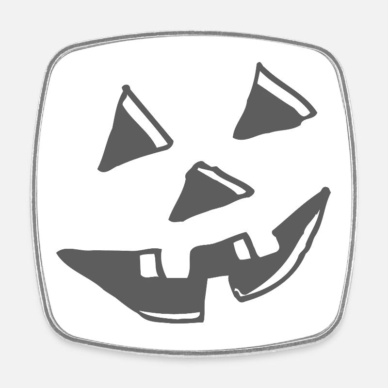 Halloween - Viereckiger Kühlschrankmagnet - Weiß