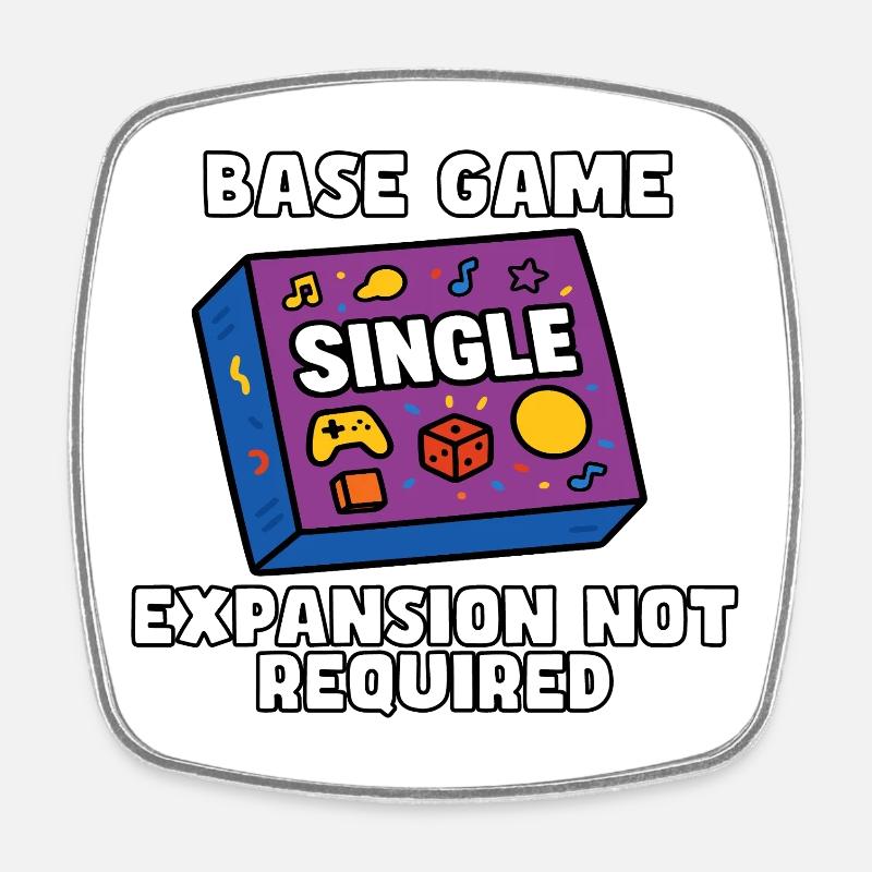 Jeu de base : Édition unique - Magnet carré - blanc