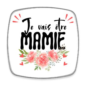 I'm going to be a granny – Pregnancy announcement - Square fridge magnet - white - Front