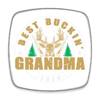Hunter Grandma Gifts Hunting Hunting Hunter Exam - Square fridge magnet - white - Front