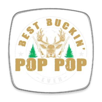 Hunter Gifts Hunting Hunting Hunter Exam - Square fridge magnet - white - Front