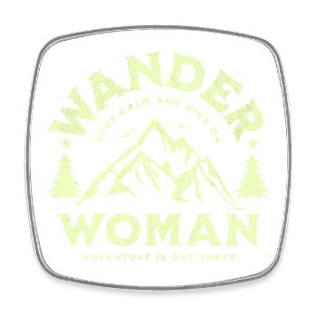 Wander Woman - Square fridge magnet - white - Front
