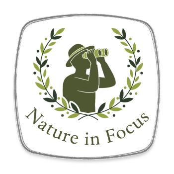 Nature in Focus - Viereckiger Kühlschrankmagnet - Weiß - Vorne