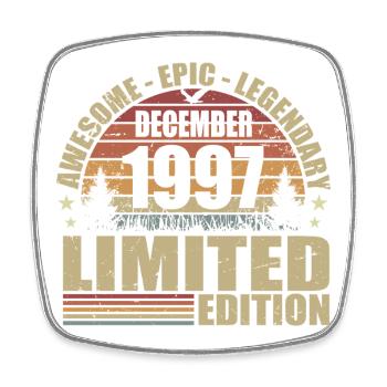 Décembre 1997 - Édition Limitée Décembre 1997 - Magnet carré - blanc - Devant