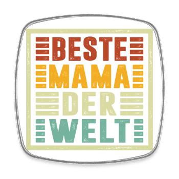 La meilleure maman du monde offre Noël - Magnet carré - blanc - Devant