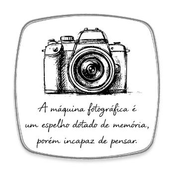 La photographie au-delà de la technique - Magnet carré - blanc - Devant