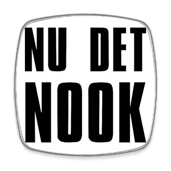 JETZT der Nook Anti USA - Viereckiger Kühlschrankmagnet - Weiß - Vorne
