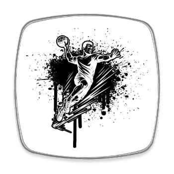 Handball Love to Wear for Men - Square fridge magnet - white - Front
