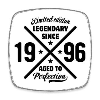 Limited Edition 1996 | Geburtstag Geschenk - Viereckiger Kühlschrankmagnet - Weiß - Vorne