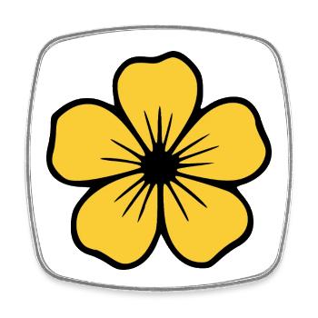 Mother's Day Gift Mother's Day Gift Idea - Square fridge magnet - white - Front