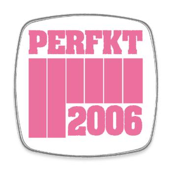 Unique 2006 - Square fridge magnet - white - Front