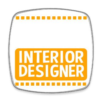 Architecture Architect Interior Designer - Square fridge magnet - white - Front