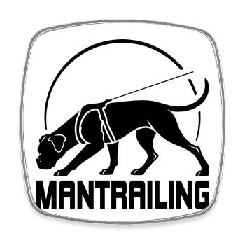 Boxer Mantrailing Dog Sport Dogs Wilsigns - Square fridge magnet - white - Front