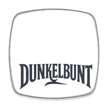 Dunkelbunt Black Edition - Viereckiger Kühlschrankmagnet - Weiß - Vorne