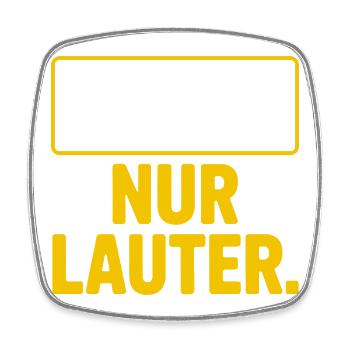 Nicht Einfacher Erklären Nur Lauter Lehrer Büro - Viereckiger Kühlschrankmagnet - Weiß - Vorne