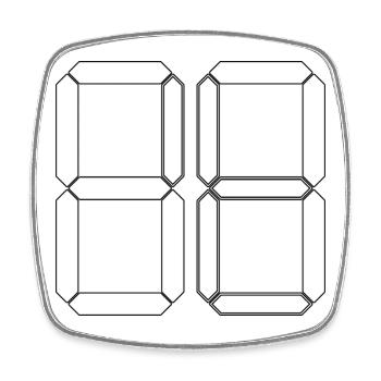 NUMBER 67 Six Seven Memes Gift Digital - Square fridge magnet - white - Front