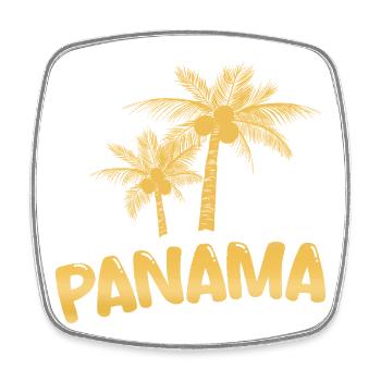 Cadeau pour Panama - Magnet carré - blanc - Devant