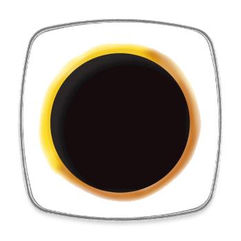 Solar Eclipse 2026 - Square fridge magnet - white - Front