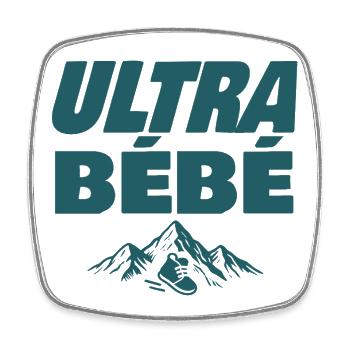 Ultra Baby Trail - Viereckiger Kühlschrankmagnet - Weiß - Vorne