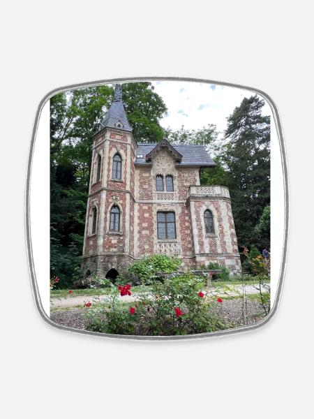 Das Château d'If - Viereckiger Kühlschrankmagnet - Weiß