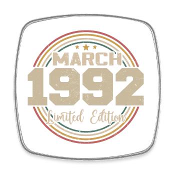 Génial Depuis Mars 1934 Anniversaire 1934 Cadeau - Magnet carré - blanc - Devant