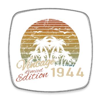 Vintage 1944 Anniversaire Cadeau 1944 Rétro 1944 - Magnet carré - blanc - Devant