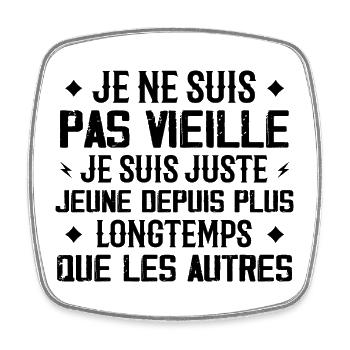 I'm Not Old Vintage Anniversary Gift - Square fridge magnet - white - Front